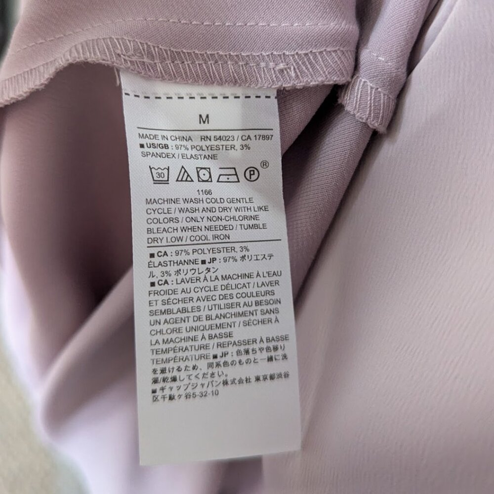 NWT Banana Republic Lavender V-neck Midi Length Slip Dress - Picture 13 of 13